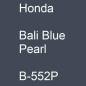 Preview: Honda, Bali Blue Pearl, B-552P.